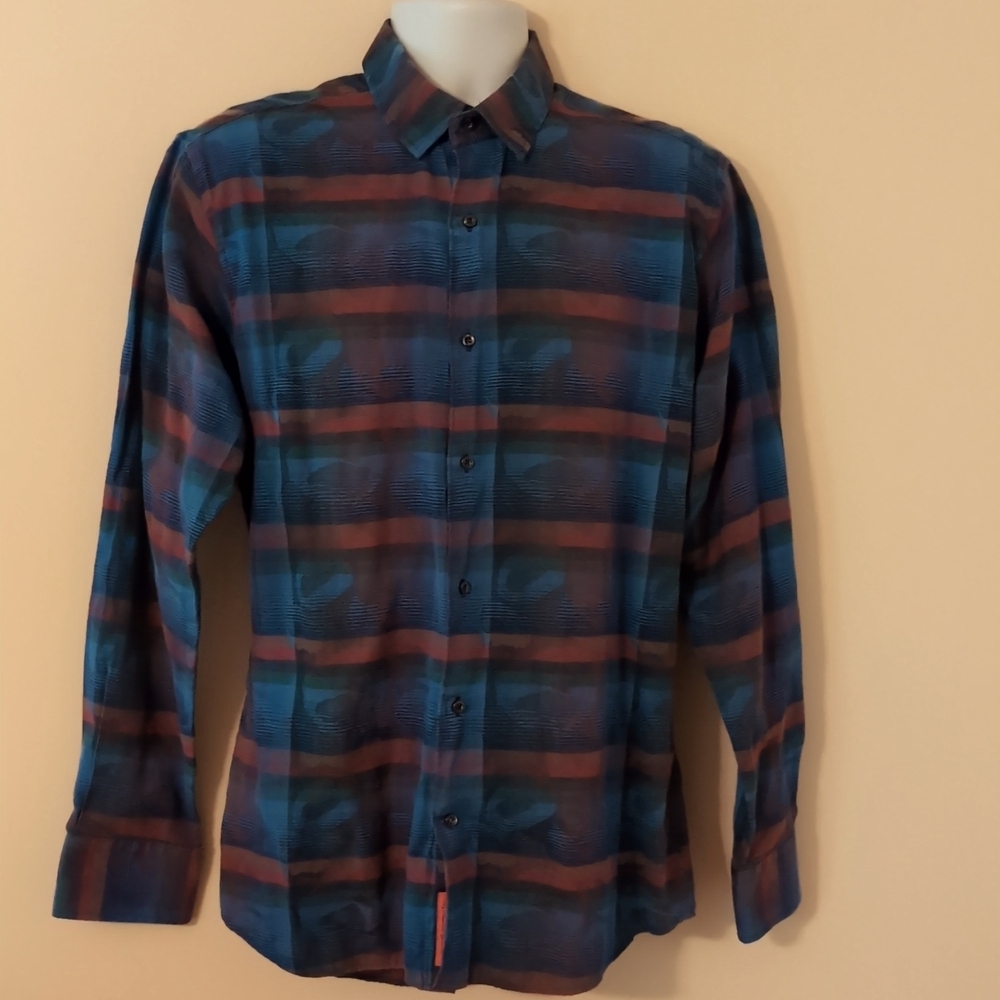 EUC Visconti Black Long Sleeve Button Down